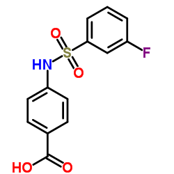 4-{[(3-Fluorophenyl)sulfonyl]amino}benzoic acid图片