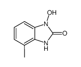 2H-Benzimidazol-2-one,1,3-dihydro-1-hydroxy-4-methyl-(9CI) structure