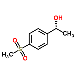 (1R)-1-[4-(Methylsulfonyl)phenyl]ethanol结构式