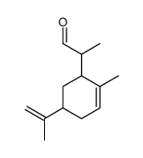 alpha,2-dimethyl-5-(1-methylvinyl)cyclohex-2-en-1-acetaldehyde结构式