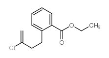 4-(2-CARBOETHOXYPHENYL)-2-CHLORO-1-BUTENE Structure