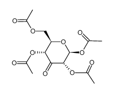 Tetra-O-acetyl-β-D-ribo-hexosulose结构式