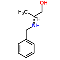 (R)-2-(苄基氨基)丙-1-醇结构式