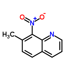 7-甲基-8-硝基喹啉结构式