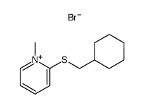 2-(Cyclohexylmethylthio)-1-methylpyridinium bromide Structure