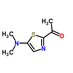 Ethanone, 1-[5-(dimethylamino)-2-thiazolyl]- (9CI) structure