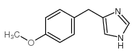 4-(4-methoxy-benzyl)-1h-imidazole结构式