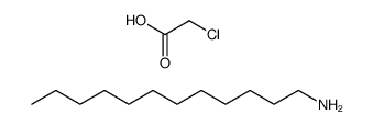 Dodecylammonium chloracetate Structure