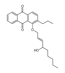 1-(4-hydroxy-2-nonenyloxy)-2-propyl-9,10-anthraquinone Structure