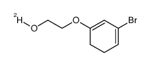 2-((3-bromocyclohexa-1,3-dien-1-yl)oxy)ethan-1-ol-d结构式