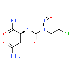 N-chloroethylnitrosourea asparaginamide Structure