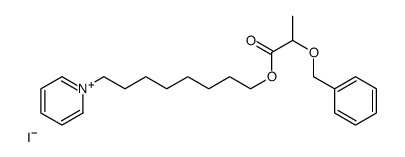 8-pyridin-1-ium-1-yloctyl (2S)-2-phenylmethoxypropanoate,iodide Structure