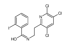 2-iodo-N-[2-(3,5,6-trichloropyridin-2-yl)ethyl]benzamide Structure