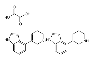 oxalic acid,4-(1,2,3,6-tetrahydropyridin-5-yl)-1H-indole Structure