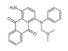 1-amino-4-[[(dimethylamino)methyl]anilino]anthraquinone structure