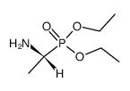 (R)-(1-Aminoethyl)phosphonsaeure-diethylester Structure