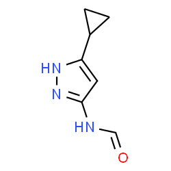 Formamide,N-(5-cyclopropyl-1H-pyrazol-3-yl)- structure