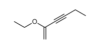 ethyl-(1-methylene-pent-2-ynyl)-ether Structure