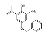 1-(3-氨基-5-(苄氧基)-2-羟基苯基)乙酮结构式