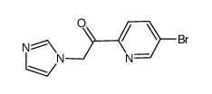 1-(5-bromopyridin-2-yl)-2-(1H-imidazol-1-yl)ethanone Structure