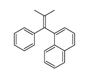 1-(2-methyl-1-phenylprop-1-enyl)naphthalene Structure