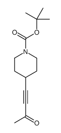 tert-butyl 4-(3-oxobut-1-ynyl)piperidine-1-carboxylate结构式