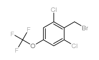 2,6-二氯-4-(三氟甲氧基)苄基溴结构式