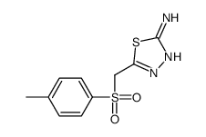 5-[(4-methylphenyl)sulfonylmethyl]-1,3,4-thiadiazol-2-amine Structure