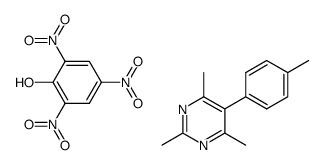 Picric acid; compound with 2,4,6-trimethyl-5-p-tolyl-pyrimidine Structure