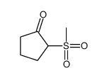 2-methylsulfonylcyclopentan-1-one Structure