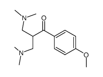 3-dimethylamino-2-dimethylaminomethyl-1-(4-methoxyphenyl)-1-propanone Structure