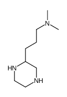 Piperazine, 2-[3-(dimethylamino)propyl]- (7CI) Structure