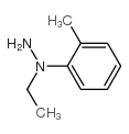 1-乙基-1-(邻甲苯)肼结构式