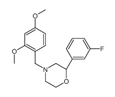 (2S)-4-[(2,4-dimethoxyphenyl)methyl]-2-(3-fluorophenyl)morpholine Structure