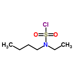 Butyl(ethyl)sulfamyl chloride结构式