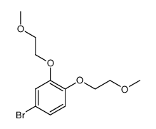 4-bromo-1,2-bis(2-methoxyethoxy)benzene结构式