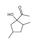 1-(1-hydroxy-2,4-dimethyl-cyclopentyl)-ethanone Structure