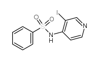 N-(3-iodopyridin-4-yl)benzenesulfonamide Structure