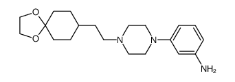 3-{4-[2-(1,4-dioxaspiro[4.5]dec-8-yl)ethyl]piperazin-1-yl}aniline Structure