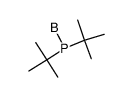 di-tert-butylphosphine borane Structure