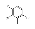 3,6-Dibromo-2-chlorotoluene structure