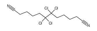 6,6,7,7-tetrachloro-dodecanedinitrile Structure