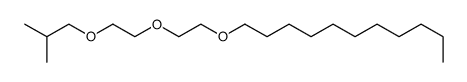 1-[2-[2-(2-methylpropoxy)ethoxy]ethoxy]undecane结构式