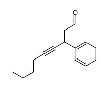 3-phenylnon-2-en-4-ynal Structure