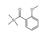 (2-methoxybenzoyl)trimethylsilane Structure