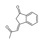 3-(2-oxopropylidene)inden-1-one结构式