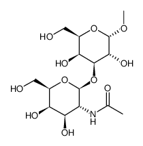 GalNAc1-b-3Gal-α-OMe Structure