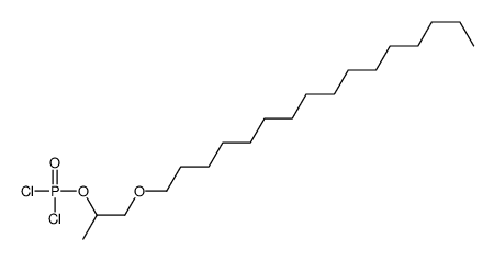 1-(2-dichlorophosphoryloxypropoxy)hexadecane结构式