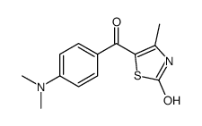 5-[4-(dimethylamino)benzoyl]-4-methyl-3H-1,3-thiazol-2-one Structure