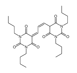 bis(1,3-dibutylbarbiturate)trimethine oxonol structure